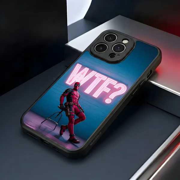 Deadpool_With_Wtf_Neon_Sign_Design_Printed_Premium_Glossy_Back_Case_Cover_With_Camera_Protection_Mk000460_Bx