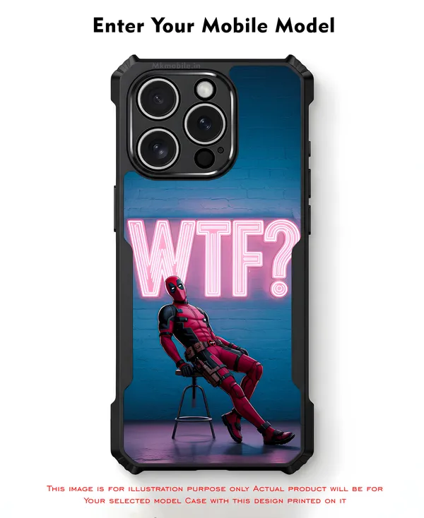 Deadpool_With_Wtf_Neon_Sign__Design_Printed_Bumper_Glossy_Back_Case_Cover_With_Camera_Protection_Mk000460_Bx