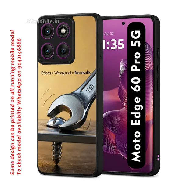 Efforts_Plus_Wrong_Tool_Equal_Tono_Results_Design_Printed_Premium_Glossy_Back_Case_Cover_With_Camera_Protection_For_Moto_Edge_60_Pro_5G_Mk000462_Bx