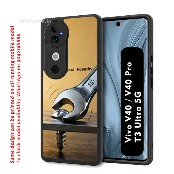 Efforts_Plus_Wrong_Tool_Equal_Tono_Results_Design_Printed_Premium_Glossy_Back_Case_Cover_With_Camera_Protection_For_Vivo_V40_5G_/_V40_Pro_5G_/_T3_Ultra_5G_Mk000462_Bx