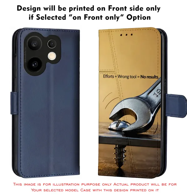 Efforts_Plus_Wrong_Tool_Equal_Tono_Results_Design_Printed_Flip_Case_Cover_With_Camera_Protection_Mk000462_Fcuv