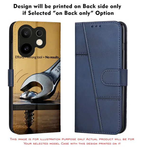 Efforts_Plus_Wrong_Tool_Equal_Tono_Results_Design_Printed_Flip_Case_Cover_With_Camera_Protection_Mk000462_Fcuv