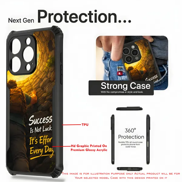 Success_Is_Not_Luck_Its_Effort_Every_Day__Design_Printed_Bumper_Glossy_Back_Case_Cover_With_Camera_Protection_Mk000463_Bx