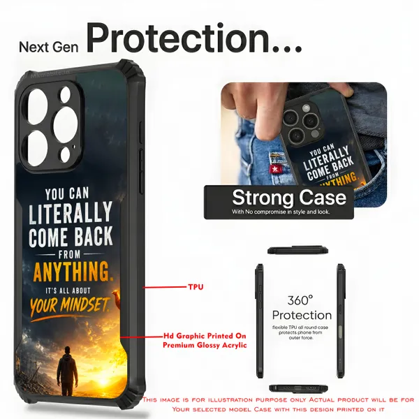 You_Can_Literally_Come_Back_From_Anything_Its_All_About_Your_Mindset__Design_Printed_Bumper_Glossy_Back_Case_Cover_With_Camera_Protection_Mk000465_Bx