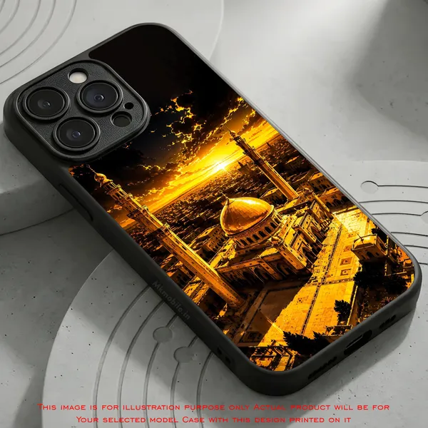 Islamic_Themed_Aesthetic_With_A_Golden_Dome_And_Sunset_Design_Printed_Premium_Glossy_Back_Case_Cover_With_Camera_Protection_Mk000466_Bx