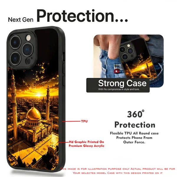Islamic_Themed_Aesthetic_With_A_Golden_Dome_And_Sunset_Design_Printed_Premium_Glossy_Back_Case_Cover_With_Camera_Protection_Mk000466_Bx