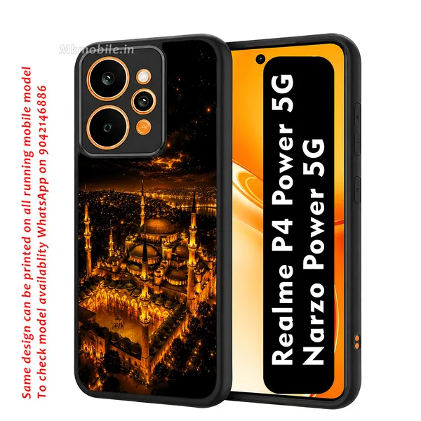 Istanbuls_Famous_Sultan_Ahmed_Mosque_Blue_Mosque_Design_Printed_Premium_Glossy_Back_Case_Cover_With_Camera_Protection_For_Realme_P4_Power_5G_/_Narzo_Power_5G_Mk000467_Bx