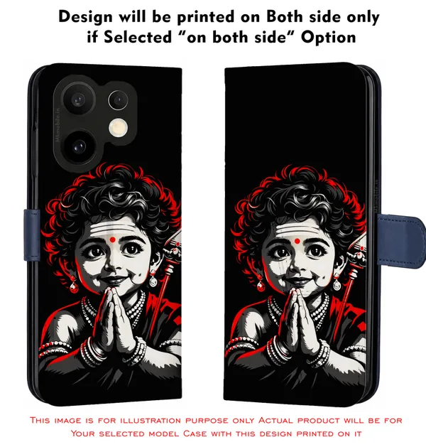 Cute_Baby_Murugan_With_Vel_In_Divine_Look_Design_Printed_Flip_Case_Cover_With_Camera_Protection_Mk000469_Fcuv