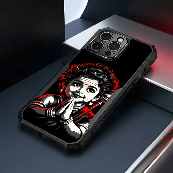 Cute_Baby_Murugan_With_Vel_In_Divine_Look__Design_Printed_Bumper_Glossy_Back_Case_Cover_With_Camera_Protection_Mk000469_Ip