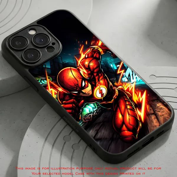 The_Flash_Design_Printed_Premium_Glossy_Back_Case_Cover_With_Camera_Protection_Mk000470_Bx