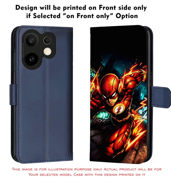 The_Flash_Design_Printed_Flip_Case_Cover_With_Camera_Protection_Mk000470_Fcuv
