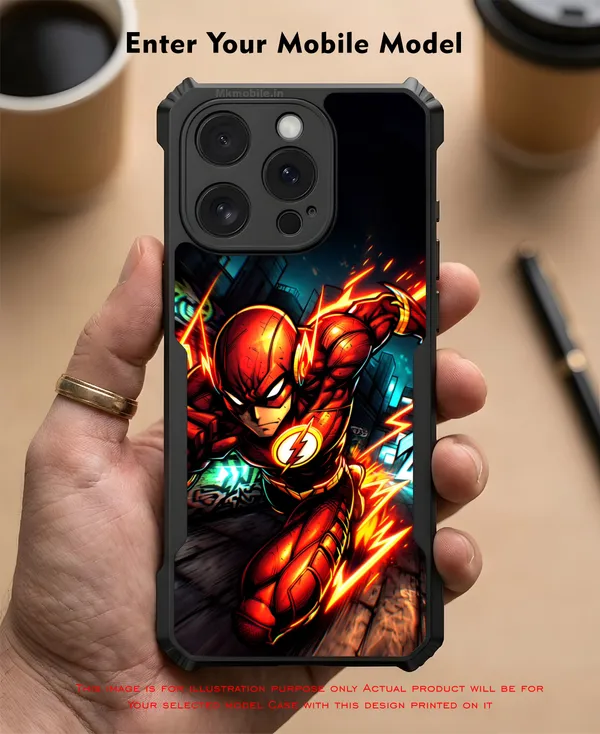 The_Flash__Design_Printed_Bumper_Glossy_Back_Case_Cover_With_Camera_Protection_Mk000470_Bx