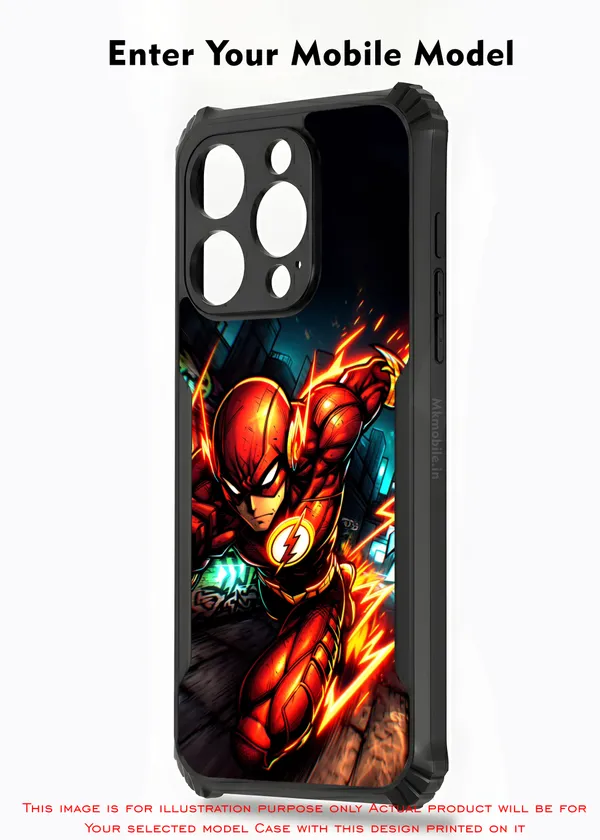 The_Flash__Design_Printed_Bumper_Glossy_Back_Case_Cover_With_Camera_Protection_Mk000470_Bx