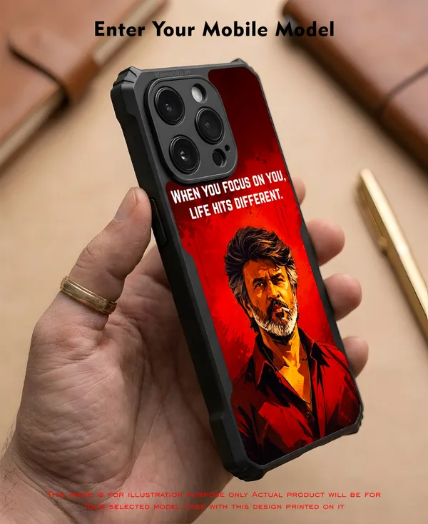 Indian_Actor_Super_Star_Rajinikanth_When_You_Focus_On_You_Life_Hits_Defferent__Design_Printed_Bumper_Glossy_Back_Case_Cover_With_Camera_Protection_Mk000472_Bx