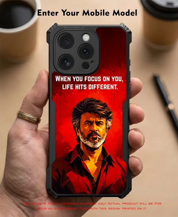 Indian_Actor_Super_Star_Rajinikanth_When_You_Focus_On_You_Life_Hits_Defferent__Design_Printed_Bumper_Glossy_Back_Case_Cover_With_Camera_Protection_Mk000472_Bx