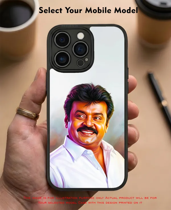 Captain_Vijaykanth_Portrait_Design_Printed_Premium_Glossy_Back_Case_Cover_With_Camera_Protection_Mk000474_Bx