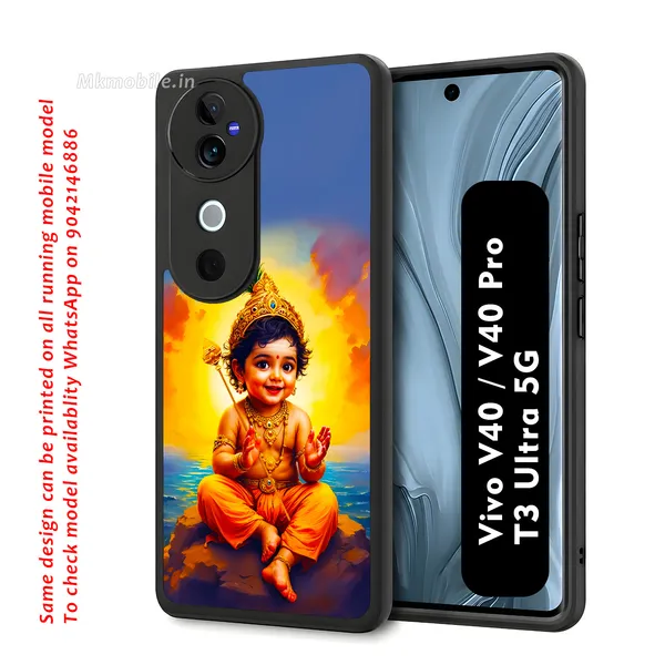 Tamil_Kadavul_Murugan_With_Mayil_Design_Printed_Premium_Glossy_Back_Case_Cover_With_Camera_Protection_For_Vivo_V40_5G_/_V40_Pro_5G_/_T3_Ultra_5G_Mk000476_Bx