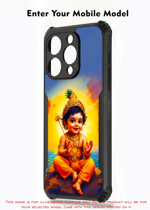 Cute_Baby_Murugan_Tamil_Kadavul_Design_Printed_Bumper_Glossy_Back_Case_Cover_With_Camera_Protection_Mk000476_Ip