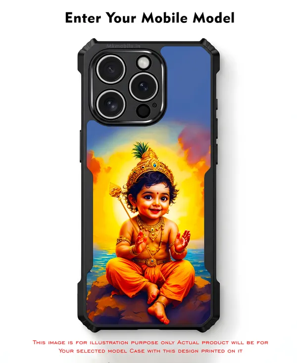 Cute_Baby_Murugan_Tamil_Kadavul_Design_Printed_Bumper_Glossy_Back_Case_Cover_With_Camera_Protection_Mk000476_Ip