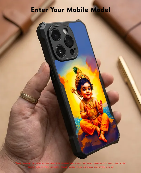Cute_Baby_Murugan_Tamil_Kadavul_Design_Printed_Bumper_Glossy_Back_Case_Cover_With_Camera_Protection_Mk000476_Ip