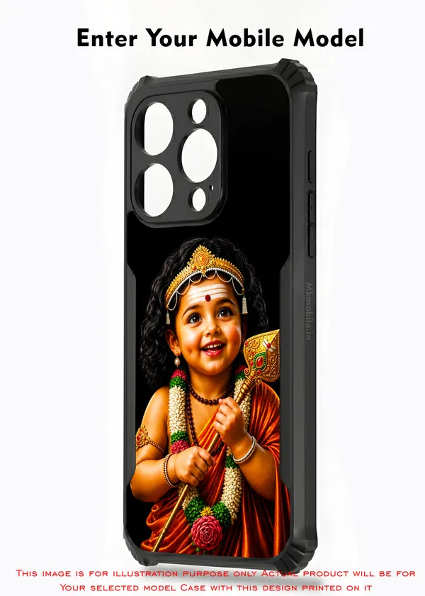 Adorable_Baby_Murugan_Tamil_Kadavul_Design_Printed_Bumper_Glossy_Back_Case_Cover_With_Camera_Protection_Mk000478_Ip