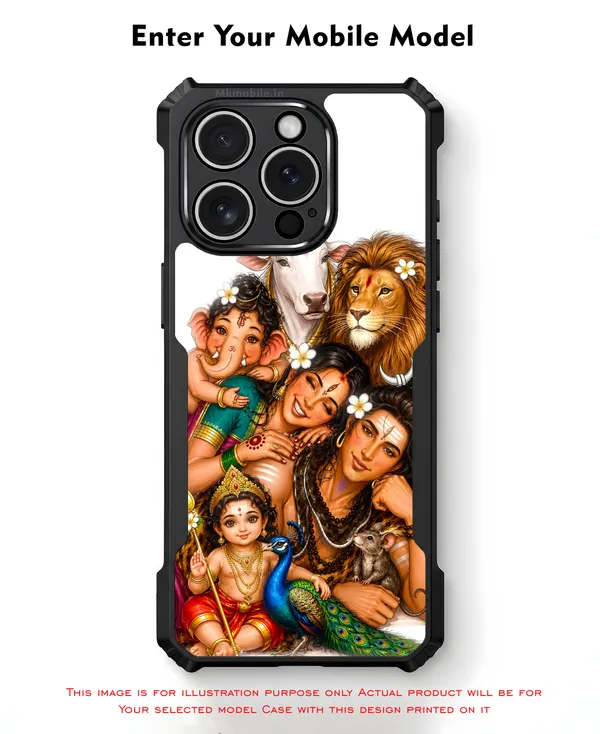 Shivan_&_Parvathi_With_Vinayagar_&_Murugan_Design_Printed_Bumper_Glossy_Back_Case_Cover_With_Camera_Protection_Mk000480_Ip
