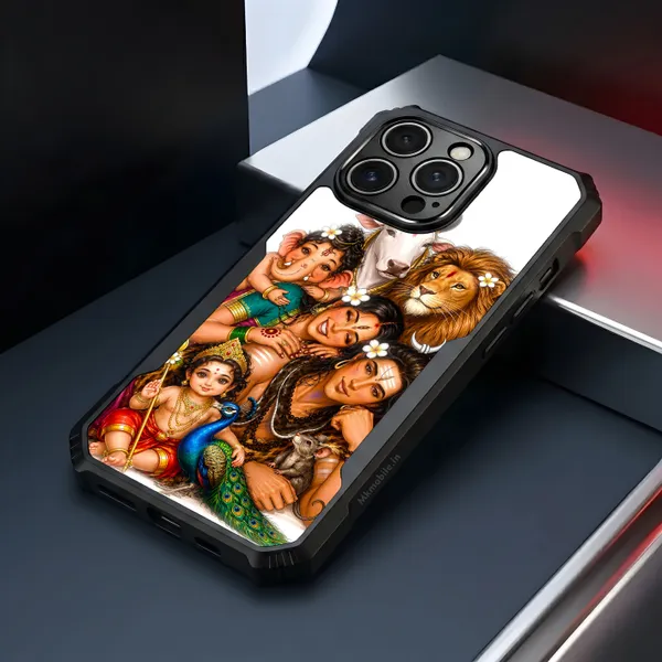 Shivan_&_Parvathi_With_Vinayagar_&_Murugan_Design_Printed_Bumper_Glossy_Back_Case_Cover_With_Camera_Protection_Mk000480_Ip