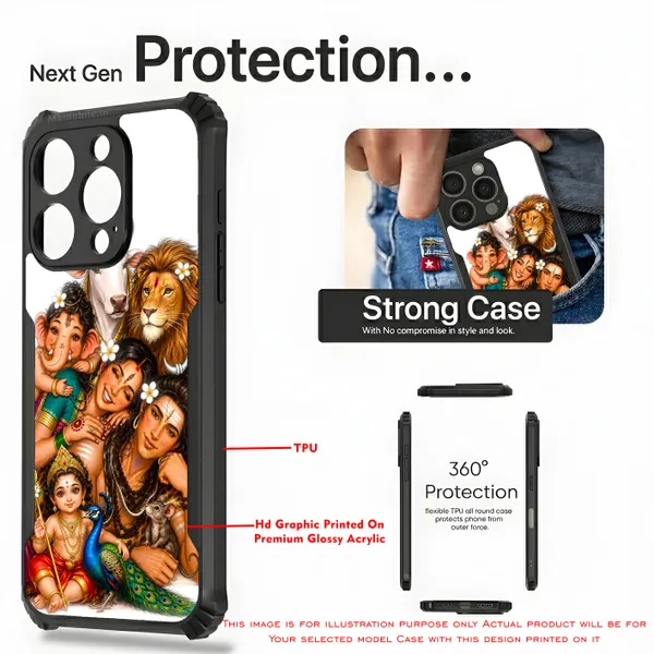 Shivan_&_Parvathi_With_Vinayagar_&_Murugan_Design_Printed_Bumper_Glossy_Back_Case_Cover_With_Camera_Protection_Mk000480_Ip