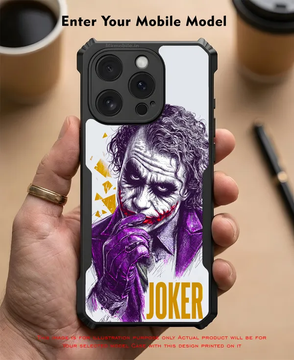 Joker_Face_Design_Printed_Bumper_Glossy_Back_Case_Cover_With_Camera_Protection_Mk000483_Ip