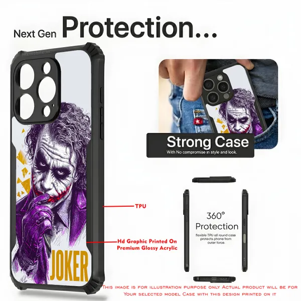 Joker_Face_Design_Printed_Bumper_Glossy_Back_Case_Cover_With_Camera_Protection_Mk000483_Ip