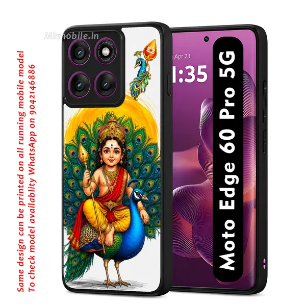 Tamil_Kadavul_Murugan_With_Mayil_Design_Printed_Premium_Glossy_Back_Case_Cover_With_Camera_Protection_For_Moto_Edge_60_Pro_5G_MK000485_Bx