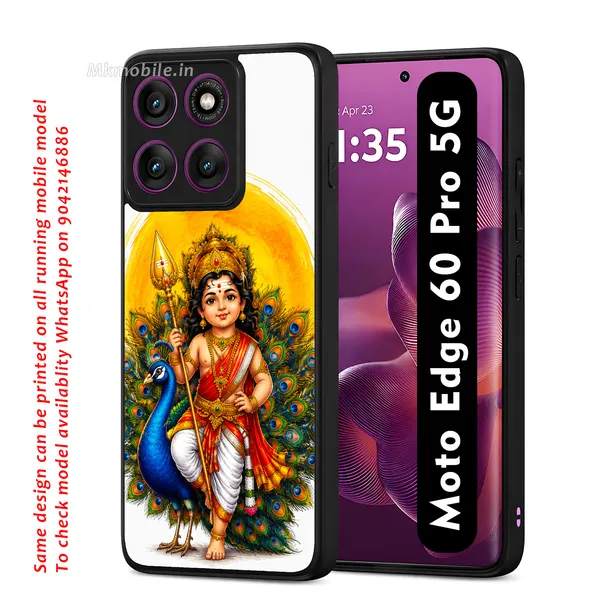 Tamil_Kadavul_Murugan_With_Mayil_Design_Printed_Premium_Glossy_Back_Case_Cover_With_Camera_Protection_For_Moto_Edge_60_Pro_5G_MK000487_Bx