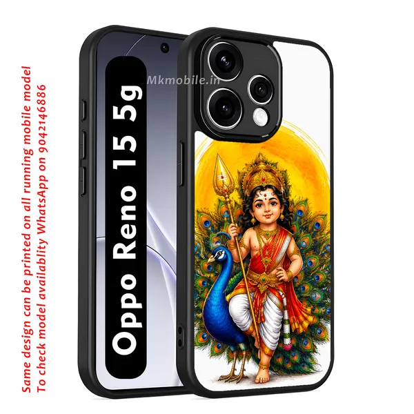 Tamil_Kadavul_Murugan_With_Mayil_Design_Printed_Premium_Glossy_Back_Case_Cover_With_Camera_Protection_For_OPPO_RENO_15_5g_MK000487_Bx