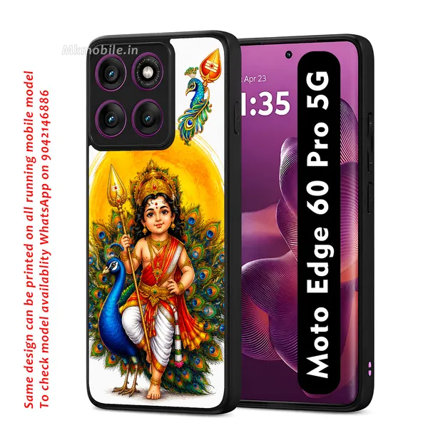 Tamil_Kadavul_Murugan_With_Mayil_Design_Printed_Premium_Glossy_Back_Case_Cover_With_Camera_Protection_For_Moto_Edge_60_Pro_5G_MK000488_Bx