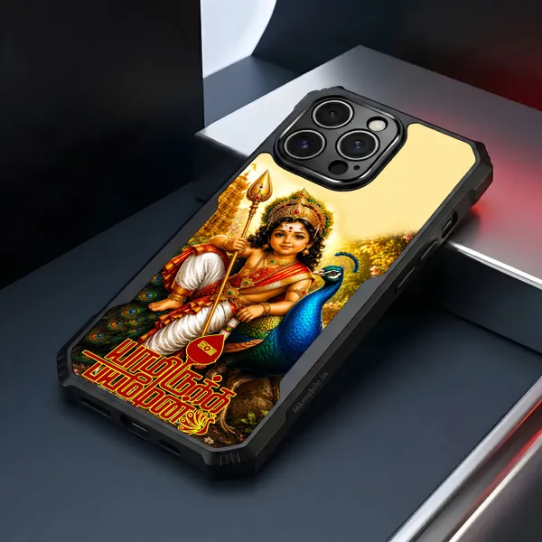 Tamil_Kadavul_Murugan_With_Mayil_Design_Printed_Bumper_Glossy_Back_Case_Cover_With_Camera_Protection_Mk000491_Ip