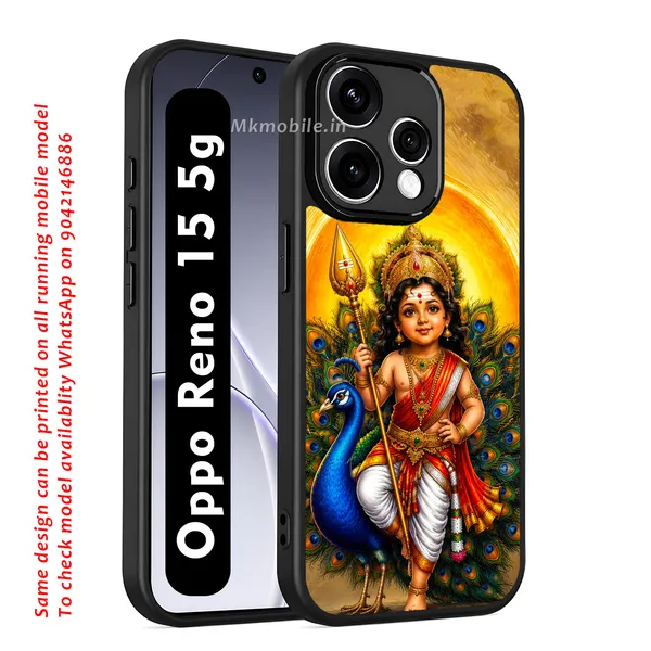 Tamil_Kadavul_Murugan_With_Mayil_Design_Printed_Premium_Glossy_Back_Case_Cover_With_Camera_Protection_For_OPPO_RENO_15_5g_MK000492_Bx