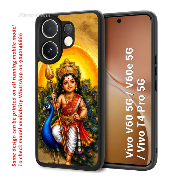 Tamil_Kadavul_Murugan_With_Mayil_Design_Printed_Premium_Glossy_Back_Case_Cover_With_Camera_Protection_For_Vivo_V60_5G_/_V60e_/_T4_Pro_5G_MK000492_Bx
