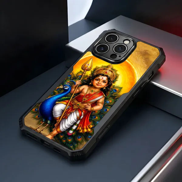 Tamil_Kadavul_Murugan_With_Mayil_Design_Printed_Bumper_Glossy_Back_Case_Cover_With_Camera_Protection_Mk000492_Ip