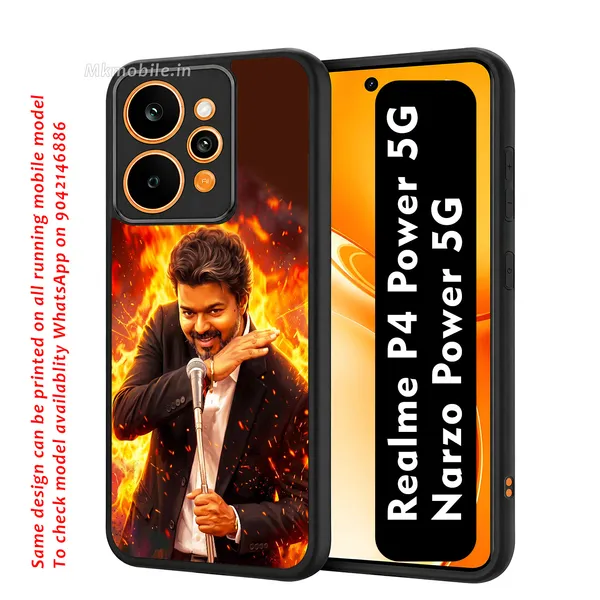 Tamilnadu_CM_C_Joseph_Vijay_Tvk_Thalapathy_On_fire_at_assambly_viral_picture_Design_Printed_Premium_Glossy_Back_Case_Cover_With_Camera_Protection_For_Realme_P4_Power_5G_/_Narzo_Power_5G_MK000501_Bx