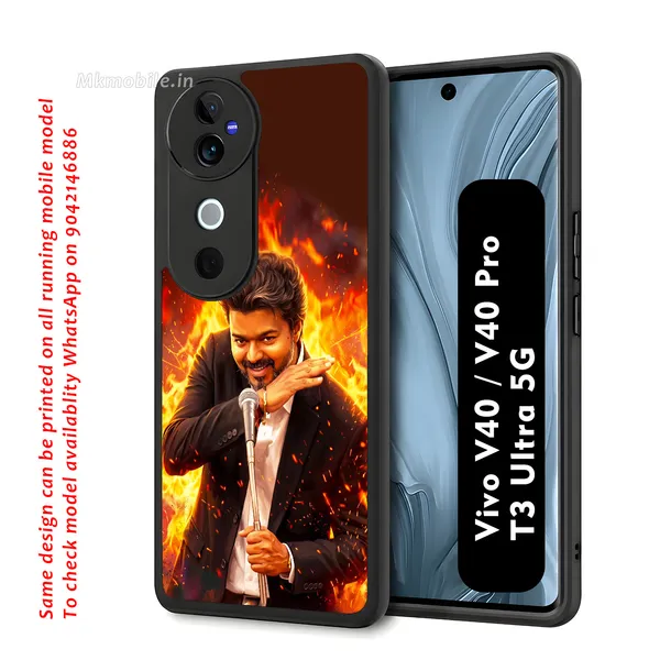 Tamilnadu_CM_C_Joseph_Vijay_Tvk_Thalapathy_On_fire_at_assambly_viral_picture_Design_Printed_Premium_Glossy_Back_Case_Cover_With_Camera_Protection_For_Vivo_V40_5G_/_V40_Pro_5G_/_T3_Ultra_5G_MK000501_Bx