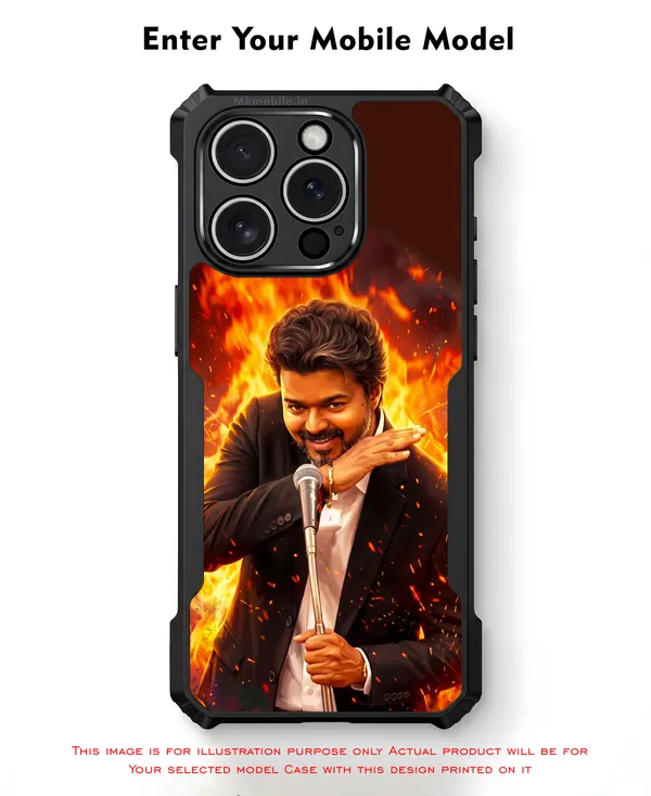 Cm_C_Joseph_Vijay_Thalapathy_Tvk_On_Fire_Design_Printed_Bumper_Glossy_Back_Case_Cover_With_Camera_Protection_Mk000501_Ip