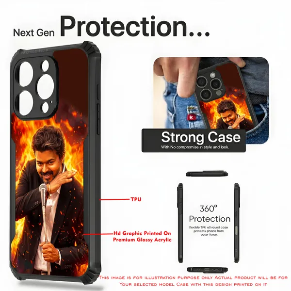 Cm_C_Joseph_Vijay_Thalapathy_Tvk_On_Fire_Design_Printed_Bumper_Glossy_Back_Case_Cover_With_Camera_Protection_Mk000501_Ip