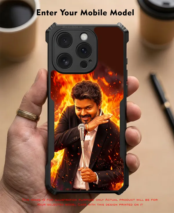 Cm_C_Joseph_Vijay_Thalapathy_Tvk_On_Fire_Design_Printed_Bumper_Glossy_Back_Case_Cover_With_Camera_Protection_Mk000501_Ip