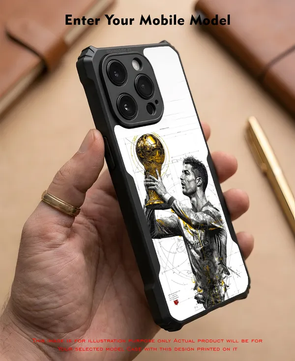 Ronaldo_Football_Player_Portrait_With_Trophy_Design_Printed_Bumper_Glossy_Back_Case_Cover_With_Camera_Protection_Mk000504_Ip