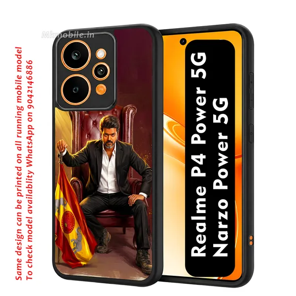Tamilnadu_CM_C_Joseph_Vijay_Tvk_Thalapathy_with_TVK_flag_Design_Printed_Premium_Glossy_Back_Case_Cover_With_Camera_Protection_For_Realme_P4_Power_5G_/_Narzo_Power_5G_MK000515_Bx