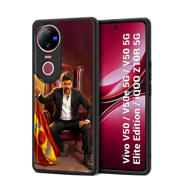 Tamilnadu_CM_C_Joseph_Vijay_Tvk_Thalapathy_with_TVK_flag_Design_Printed_Premium_Glossy_Back_Case_Cover_With_Camera_Protection_For_Vivo_V50_/_V50e_/_V50_5g_Elite_Edition_/_iQOO_Z10r_5g_MK000515_Bx