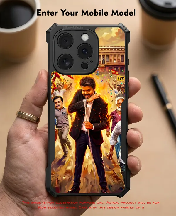 Cm_C_Joseph_Vijay_Thalapathy_Tvk_On_Fire_Design_Printed_Bumper_Glossy_Back_Case_Cover_With_Camera_Protection_Mk000516_Ip
