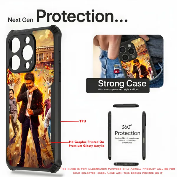 Cm_C_Joseph_Vijay_Thalapathy_Tvk_On_Fire_Design_Printed_Bumper_Glossy_Back_Case_Cover_With_Camera_Protection_Mk000516_Ip