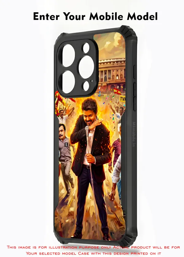 Cm_C_Joseph_Vijay_Thalapathy_Tvk_On_Fire_Design_Printed_Bumper_Glossy_Back_Case_Cover_With_Camera_Protection_Mk000516_Ip