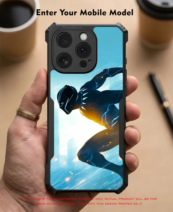 Marvel_Character_Black_Panther_The_King_Of_Wakandan_Design_Printed_Bumper_Glossy_Back_Case_Cover_With_Camera_Protection_Mk000517_Ip